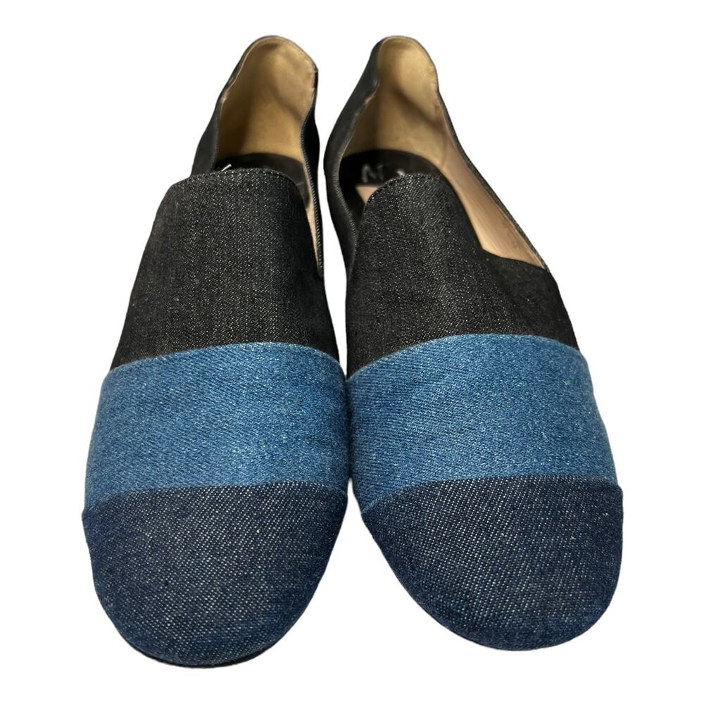 10 Crosby Derek Lam Denim Lex Loafer Flats 8.5 - Picture 2 of 7